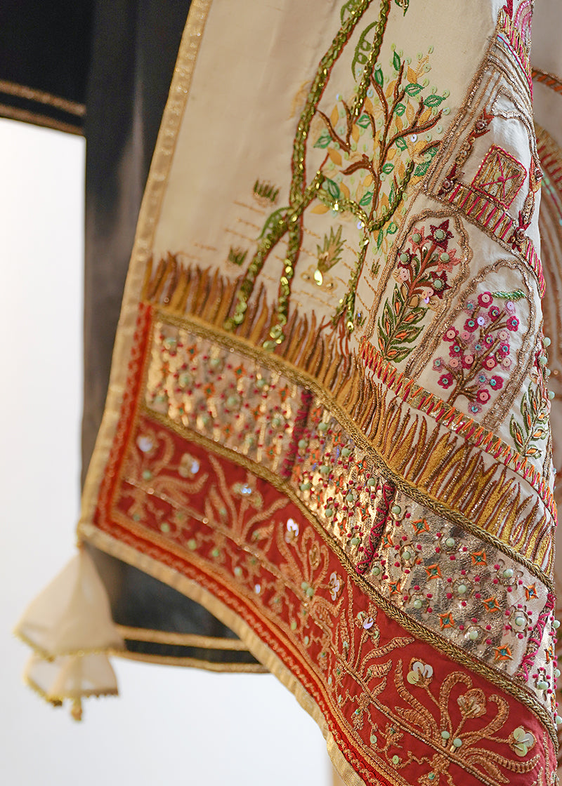 White Taj Mahal - Shawl