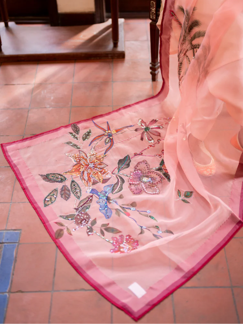 Floral Melody - Shawl