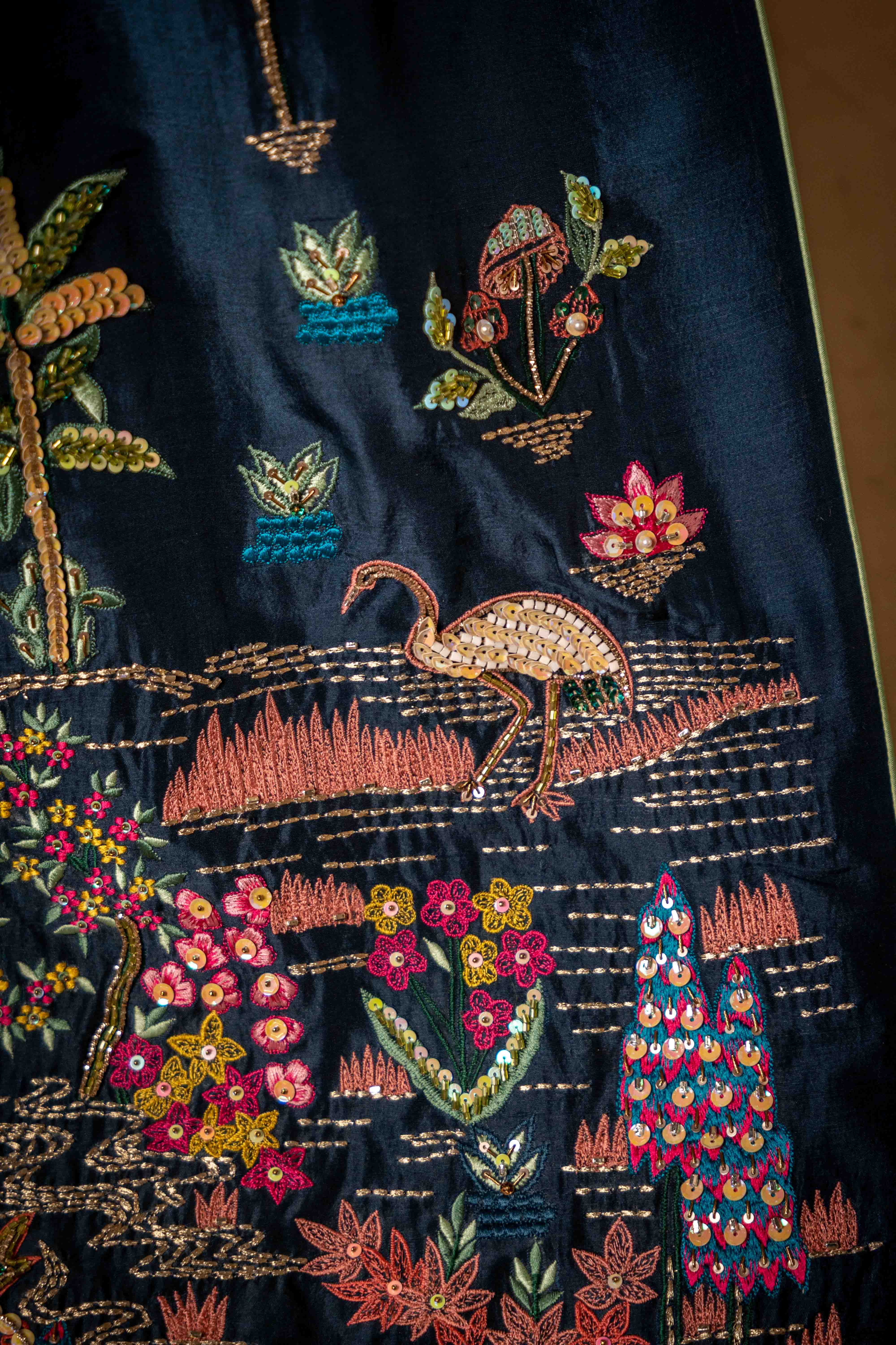 Secret Garden (Blue) - Shawl