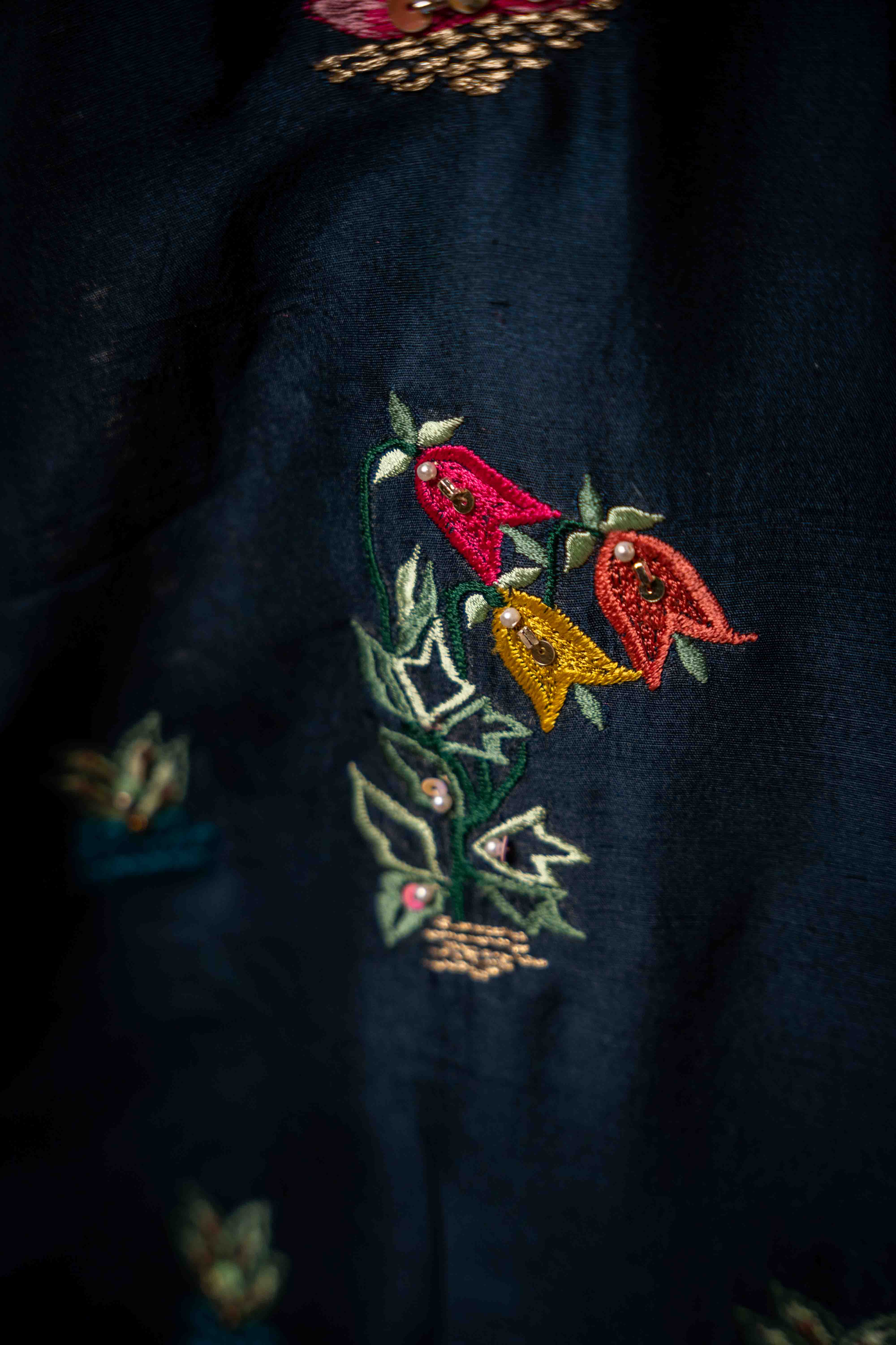 Secret Garden (Blue) - Shawl