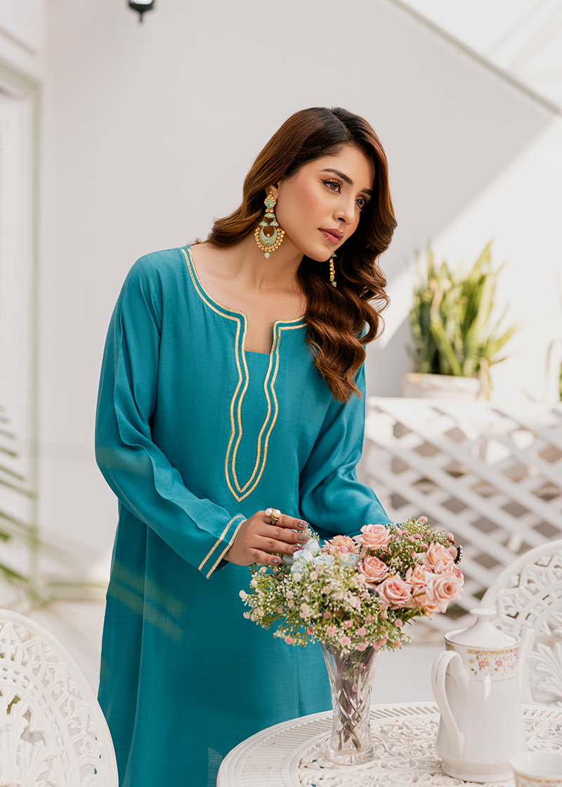 Ziba Teal Blue 2PC