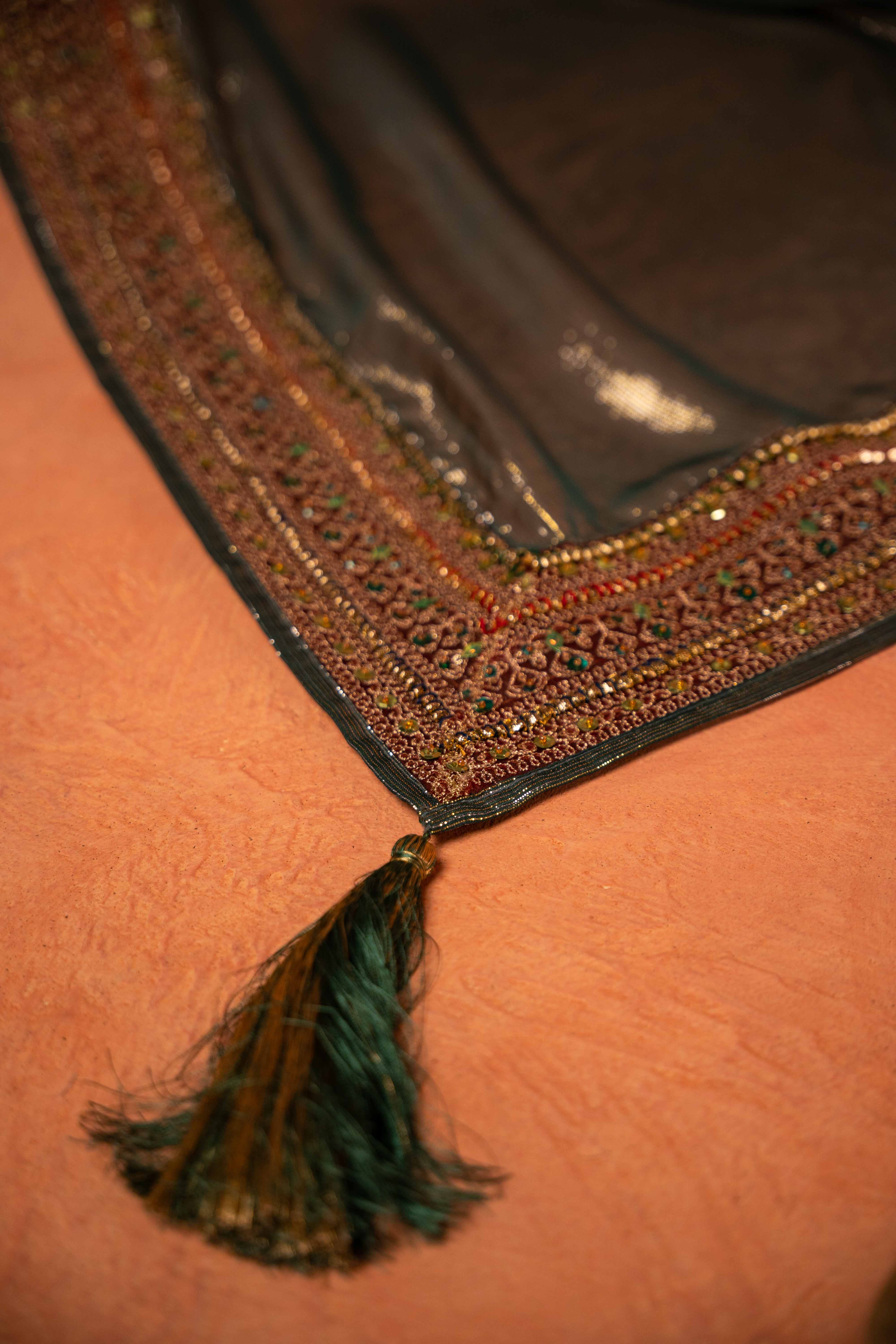 Gul Bano Shawl (Green)