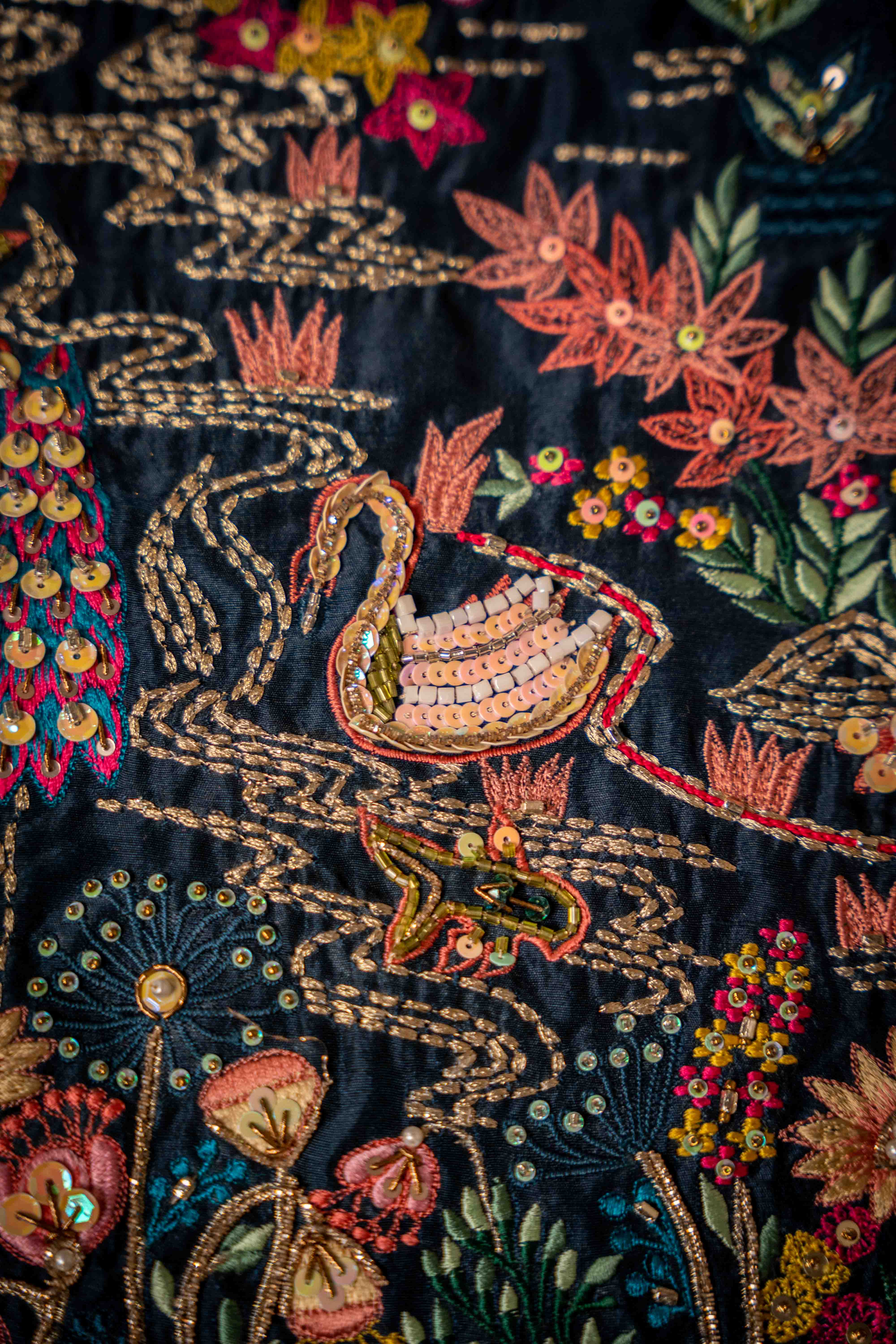 Secret Garden (Blue) - Shawl