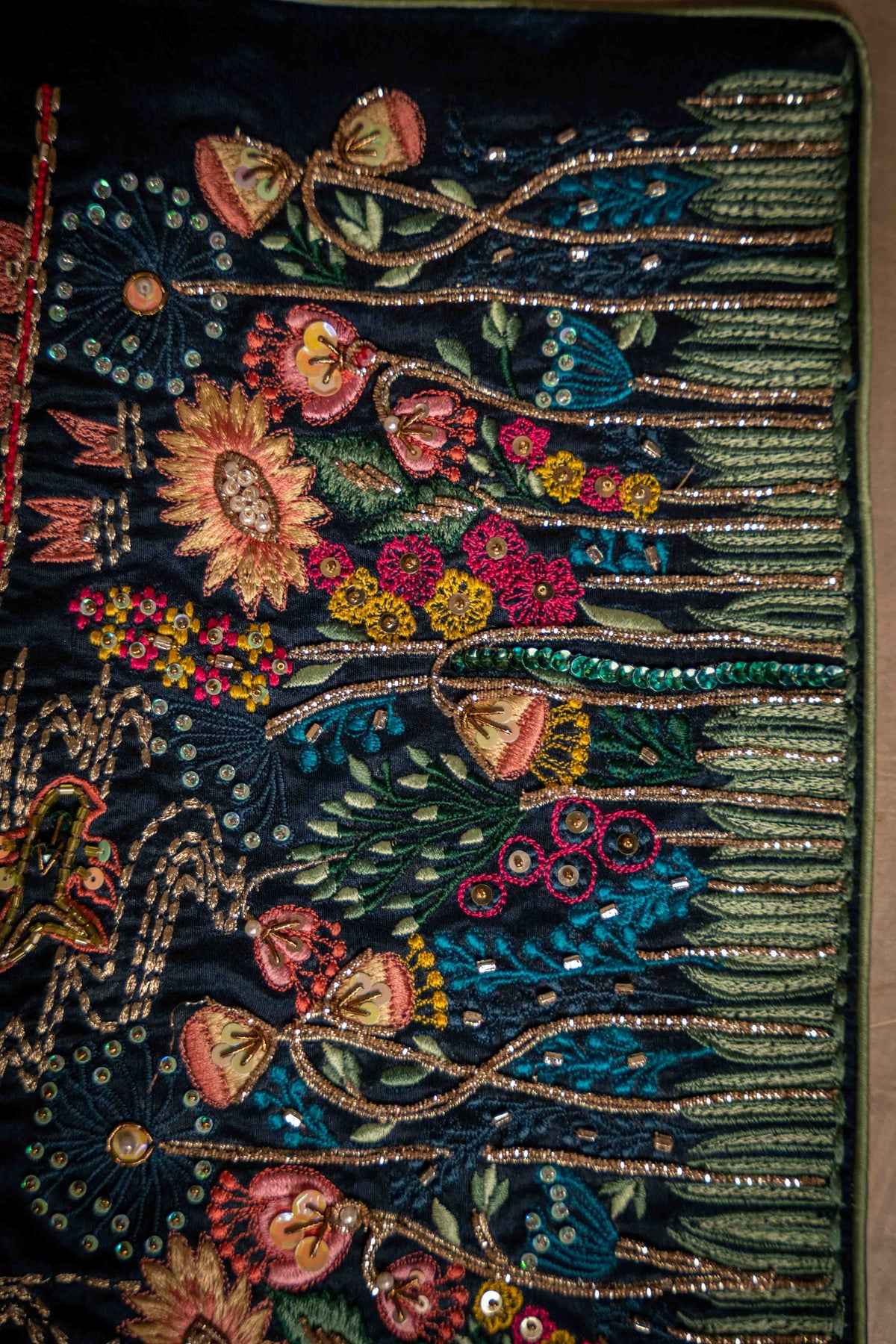 Secret Garden (Blue) - Shawl