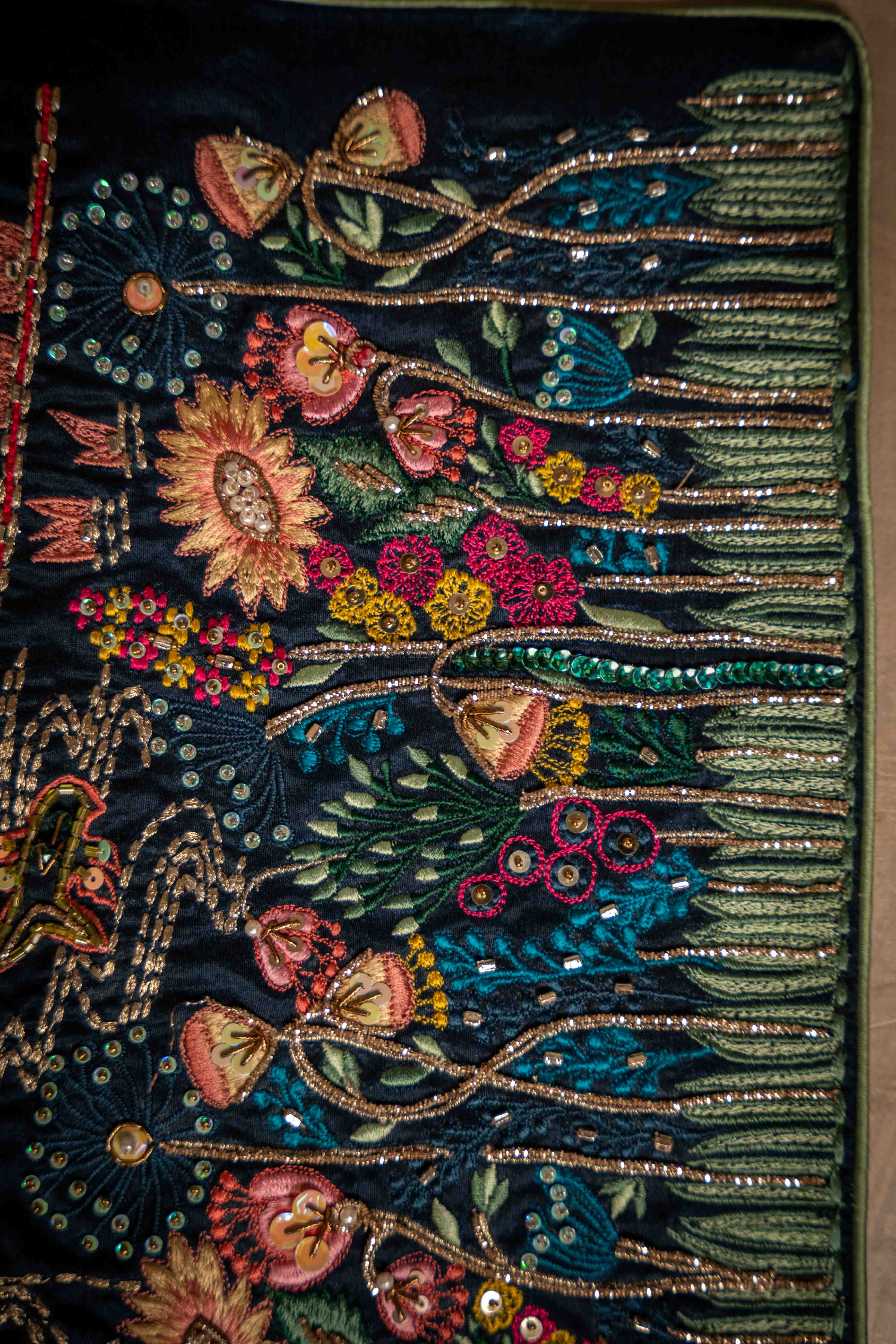 Secret Garden (Blue) - Shawl