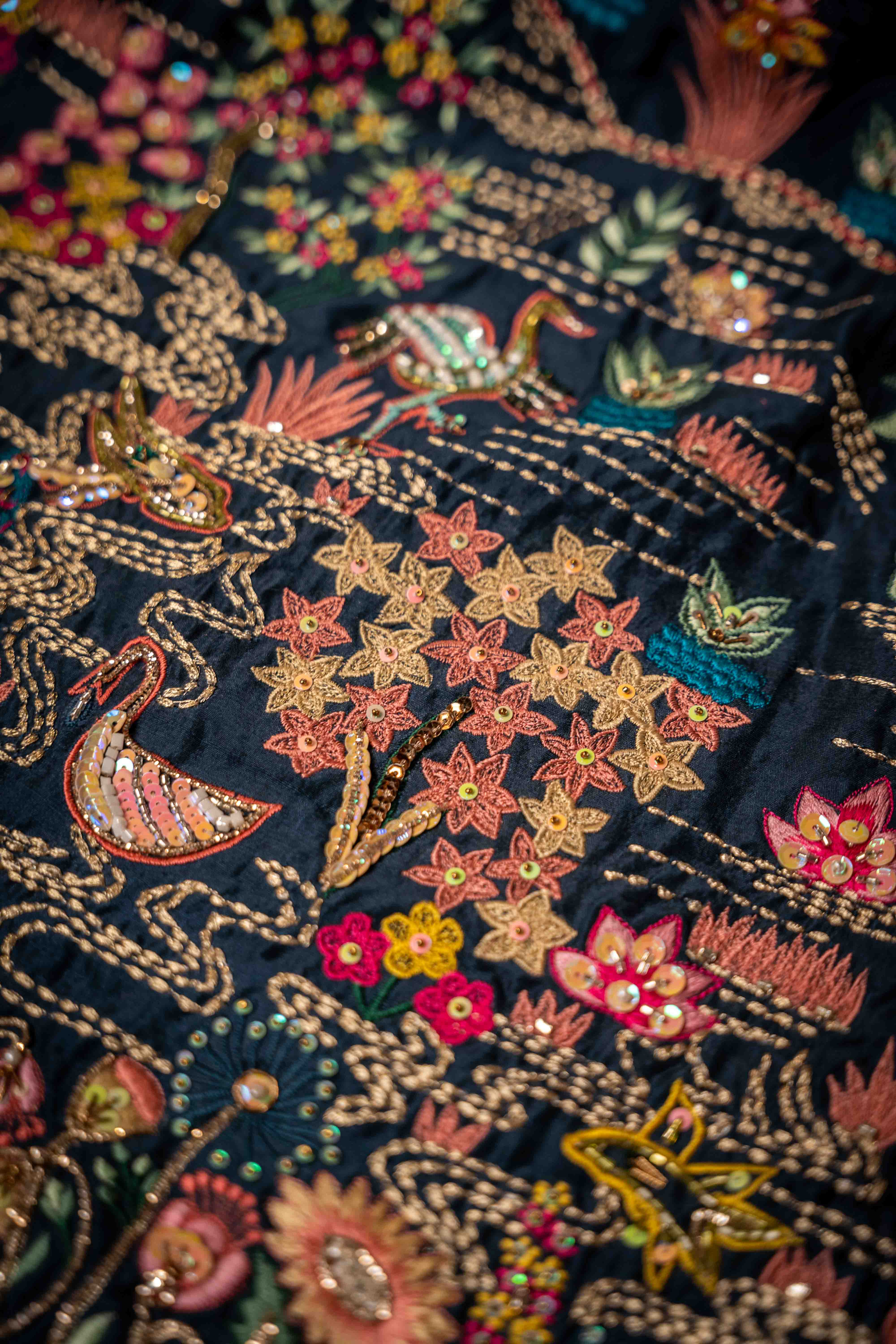 Secret Garden (Blue) - Shawl