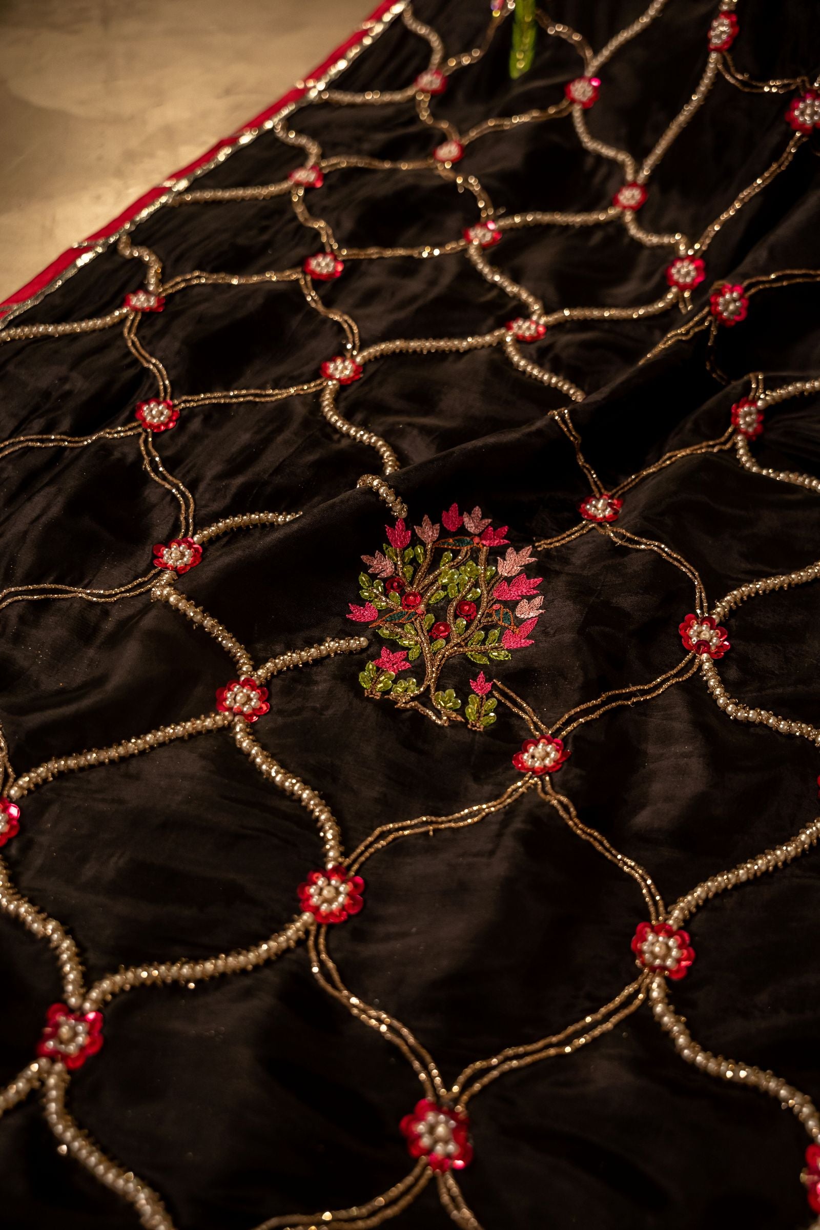 Black Kalamkaar - Shawl