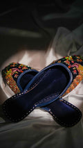 Peacock Garden (Navy)